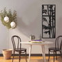 Wallity MT - 004 Accesorio decorativo de pared de metal Negro